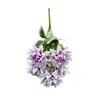 Dália Crisântemo Simulada de 6 Cabeças para Decoração de Casa, Arranjos Florais de Casamento, Flores Artificiais, Ornamentos Artificiais de Flores Multicor Sonhadores, Exposições Florais