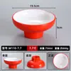 Melamina imitação porcelana vermelho e branco louça criativa restaurante de panela quente prato de acompanhamento prato prato especial prato frio prato de peixe prato de churrasco comercial