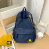 Cinza gelado! Nova mochila coreana leve de 2026, design simples, disponível em tamanhos pequeno e grande, mochila de viagem de alta estética