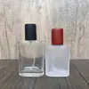 Em Estoque Frasco de Perfume de Vidro Fosco com Tampa de Rosca B164-30Ml50Ml, Frasco Dosador Cosmético/Frasco Vazio com Borrifador