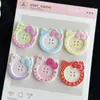 Novos acessórios de botão de cabeça de gato KT acessórios de roupa diy acessório de cabeça presilha de cabelo capa de celular furo decorativo decoração de sapatos