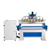 Máquina de Grabado CNC Procesamiento por Lotes CNC Doble Cabezal Independiente Carpintería Madera para Ataúd Material de Longevidad Relieve Máquina de Corte Integrada