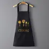 Delantal para el hogar para cocinar, delantal de cocina, impermeable y a prueba de aceite, con función para secar las manos y bolsillos, adecuado para cocinar, tareas del hogar y trabajo en restaurantes