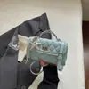 Bolso Pequeño Cuadrado de Color Sólido Nuevo y Elegante para Mujer, Bolso de Hombro Cruzado Relajado y a la Moda de Alto Valor