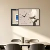 Pintura decorativa para caja de contador eléctrico con reloj, versión horizontal, para cubrir cajas de baja tensión, pintura colgante para restaurantes, específicamente para comedores