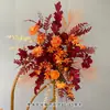 Flores de Casamento Decoração de Casamento Arranjo de Flores de Chão Decoração de Noivado Flores de Seda Arranjo de Flores Decorativo Arranjo de Flores para Caminho Bolas de Flores Flores Pendentes