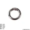 Hebilla Redonda Metálica de Resorte, Anilla de Resorte, Anillo de Aleación de Zinc, Llavero, Hebilla Abierta, Llavero, Accesorios para Equipaje