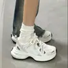 2026 Otoño Zapatos de Papá Zapatillas Deportivas Suela Gruesa Aumentadores de Altura Zapatos Blancos Zapatos Casuales Zapatos de Mujer Zapatos de Papá Mujer Versátiles Transpirables