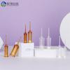 Spot Wholesale Botella de Plástico de Hombro Plano con Empujador Trasero de 2ml 3ml 5ml Botella Cosmética Botella para Conservar Frescura Botella de Tubo de Aguja con Brillo de Agua
