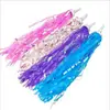 Bicicleta Infantil Pe Fitas Laser Streamers, Fitas para Carrinho, Pompons de Guidão de Princesa, 2 Peças, Atacado