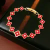 Pulsera Francesa Retro de Flor con Circonita y Nácar, Lujo Ligero, Gama Alta, Diseño de Pulsera Exquisito y Versátil, Joyería de Mano de Nicho