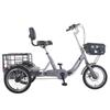 Triciclo plegable con pedales para ancianos, scooter doméstico, bicicleta pequeña para adultos, fuente de ocio de fábrica, nuevo
