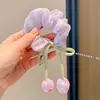 Diadema de Tulipán para Niñas, Diadema de Alta Elasticidad, Goma para el Cabello, Diadema para la Parte Posterior de la Cabeza, Diadema de Flores para Niños