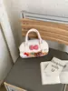 Bolsa Bonita para Mujer 2026 Nueva Moda de Primavera Bolso de Mano Estilo Bowling de Alta Gama para Hombro Cruzado Bolsa de Viaje