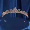 Tiara de Noiva Nova Transfronteiriça Liga de Zinco Strass Coroa Princesa Jantar de Aniversário Vestido Acessórios de Cabelo Luxo Retrô Atacado