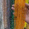 Cuentas Planas de Cristal de Alta Calidad de 4 mm, Cuentas Redondas Planas, Pulsera DIY de Cristal, Collar, Pendientes, Accesorios para el Cabello, Cuentas Sueltas y Accesorios
