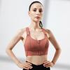 Talla Grande Ropa Interior Deportiva para Mujer a Prueba de Golpes de Alta Resistencia Cierre Frontal con Cremallera Velcro Fitness Running Copa Fija Sujetador de Yoga