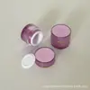 20g 15g crema crema sub-botella cosmético botella vacía recta redonda crema de día y noche morado 5g50g botella de crema facial de doble capa