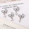 Celebridad de Internet Joyería para Uñas Explosiva Diamante Circonita Rosa Colgante de Moño Estéreo Lujo Ligero Moño Joyería de Amor Diamante