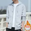 Sudadera con capucha de punto para hombre, primavera, otoño 2026, nueva llegada, sudadera con capucha y cremallera, para adolescente, pareja, talla grande, chaqueta con capucha, abrigo