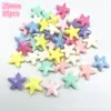 Accesorios hechos a mano con cuentas en forma de lazo de moda, mezcla multicolor, cuentas para la diversión DIY de los niños