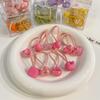 10 Ligas de Goma Elásticas de Alta Elasticidad para Niños Banda para el Cabello Trenza de Niña Cuerda para el Cabello Cola de Caballo Alta de Niña Accesorios para el Cabello