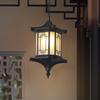 Lustre americano ao ar livre à prova d'água antiferrugem lâmpadas de pátio corredor varanda lâmpadas ao ar livre villa jardim pequeno lustre