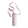 Fábrica en stock cordón para taza de agua LOGOTIPO imprimible termo portátil correa para botella de agua correa para botella de bebida cuerda