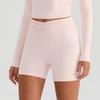 Shorts de Yoga Transfronteiriços para Mulheres, Sem Costura e Confortáveis, Leggings Esportivas Justas, Shorts de Ciclismo