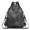 2025 Nueva Mochila Retro de Cuero Suave de Gran Capacidad Multiusos para Mujer Mochila de Moda Versátil para Viaje Escuela Venta al por Mayor