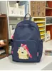 Mochila Casual Linda de Color Sólido para Chicas de Secundaria, Mochila Ligera de Viaje para Estudiantes de Preparatoria, Mochila de Gran Capacidad