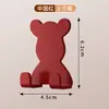 Ganchos Fuertes Adhesivos con Forma de Oso para Colgar Ropa Detrás de las Puertas, Adecuados para Cocinas y Paredes de Dormitorios, No Requieren Taladro ni Clavos