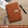 Caixa de Presente com Caderno de Fivela Magnética A5 Conjunto Caderno de Couro Macio para Escritório Bloco de Notas Presente para Reunião Anual Corporativa