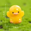 Musgo Micro Paisaje Dibujos Animados Lindos Animales Pequeños Pato Hipopótamo Koala Mono Sirena Resina Pequeños Adornos