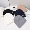 Nuevos Sombreros de Lana Tejida para Otoño e Invierno para Hombres y Mujeres, Sombreros Gruesos de Terciopelo Plegables para Ciclismo, Sombreros de Punto Baotou al por Mayor