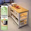 Estante de Almacenamiento para Gabinetes de Cocina, Gabinete de Almacenamiento de Múltiples Niveles de Pie, Microondas Multifuncional, Gabinete para Cortar Verduras, Aparador, Gabinete de Almacenamiento