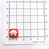 Accesorios de Arte para Uñas de Dibujos Animados de Manzana Roja Uñas Portátiles para Niños Pinzas para el Cabello Pendientes Hechos a Mano DIY Árbol Accesorios para Dedos Descompresión Cruz