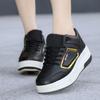 Sapatos Heelys para crianças para meninos e meninas, cadarços de patinação dupla para adultos, sapatos com rodas, sapatos casuais de cano baixo para estudantes, universal
