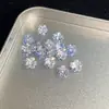 Suministro Transfronterizo de Flor de Cerezo Cortada y Chapada Colorida Gradiente Arena de Circonita Diamantes Sueltos para Aretes DIY y Diamantes Deslumbrantes para Uñas