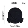 Patche autoadesivo preto para jaqueta acolchoada, patch para reparo de buracos em roupas sem costura, adesivo decorativo para sapato, chapéu, bagagem