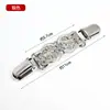 Clipe para Xale Europeu e Americano Retrô Clipe para Suéter Feminino Fivela para Lenço de Seda Cravejada com Diamantes Broche Anti-Exposição Clipe para Gola de Lenço Acessórios de Liga