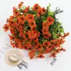 Amazon Flores de Margarita Artificiales para Jardinería Exterior, Manojos de Eucalipto, Violetas Artificiales, Flores Artificiales Resistentes al Sol, Transfronterizo