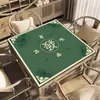 Tapete de mesa de mahjong manual estilo chinês tapete silencioso antiderrapante sala de xadrez e cartas cartas de baralho poker toalha de mesa quadrada de ovo
