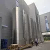Silo de aço inoxidável grande vertical para armazenamento de grânulos de PP silo para armazenamento de grãos milho amido saída de fábrica