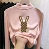 Camiseta de manga larga para niña, nueva colección otoño/invierno 2026, capa base infantil con forro polar, ropa interior térmica cálida, top casual