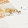 Color acero plata Serie Acero titanio material incoloro superventas nuevo superventas aretes de tornillo tachuelas para cartílago