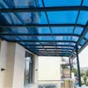 Toldo de Aleación de Aluminio Toldo Recto en Forma de L Toldo para Terraza Exterior Protector Solar y de Lluvia Toldo de Tablero de Policarbonato Transparente de Alta Resistencia Fabricante