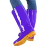 Botas de lluvia de moda para mujer, de caña alta, cálidas, engrosadas, de tubo largo, impermeables y antideslizantes, adecuadas para senderismo y días lluviosos