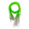 Accesorios coreanos para cadena de suéter, cuerda de cera, cuero PU, cadena para el cuello, colgante, cuerda para colgante, tejido, joyería, cuerda para collar