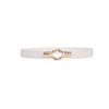Cinto Feminino Fino Solto Estilo Coreano Fivela de Metal Simples Vedação de Cintura Fina Acessórios para Roupas Femininas Vedação Decorativa de Cintura